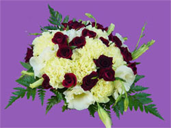 Co-ordinating Bridesmaid's Bouquet - The bridesmaid's bouquet co-ordinated with the 