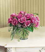 A Lavender Dozen Roses