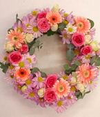 PASTEL FUNERAL WREATH