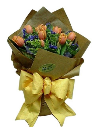 Tulips Bouquet - 10pcs Holland Tulips Bouquet<br><br>Code:344-4375-344-0000064046