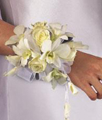 Dendrobium & Rose Wristlet