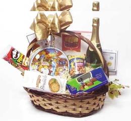 Rejoice - GRAND IMPERIAL Brut Sparkling Wine, 750ml - MERCI Finest Selection Chocolates, 200g - ICAM Blus Rose Chocolate Truffles, 195g - MINT BRUSSELS Distinctive Cookies, 206g - JULES Destrouper Almond Thins Biscuits, 100g - JLUES Destrouper Butter Crumble, 100g - RIBERHUS Butter Cookies, 454g - PLANTER Mixnut, 184g - PINGLES Pizza Potato Chips, 190g All above includes Packaging and Decoratives<br><br>Code:702-2399-702-0000056109