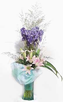 Perfect Love - Consist of Pink Lilies, Acoitum and Caspia (H 43