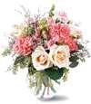 Seasonal Flowers in Vase